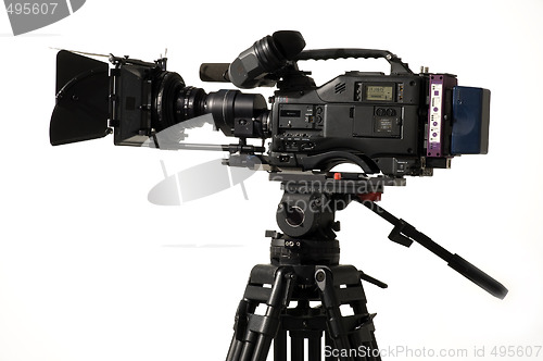 Image of Professional digital video camera.