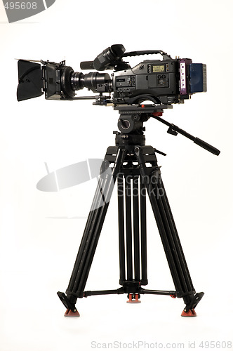 Image of Professional digital video camera.