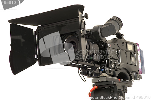 Image of Professional digital video camera.