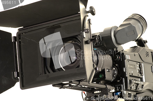 Image of Professional digital video camera.