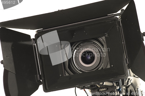 Image of Professional digital video camera.