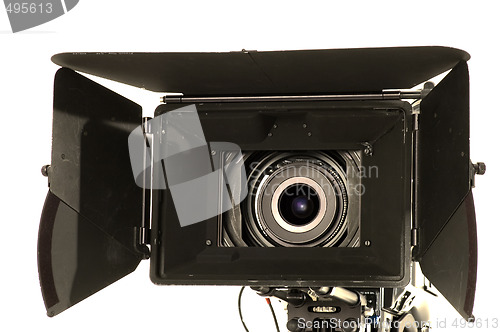 Image of Professional digital video camera.