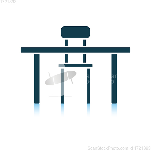 Image of Table and chair icon