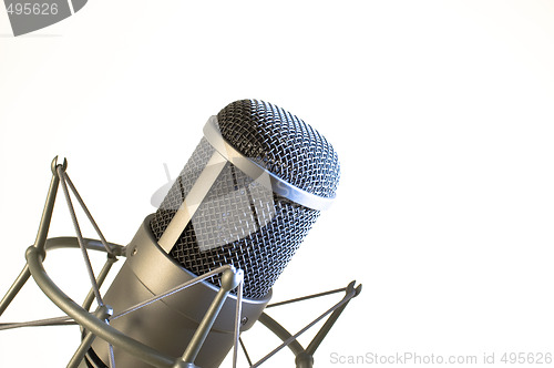 Image of Microphone in studio.