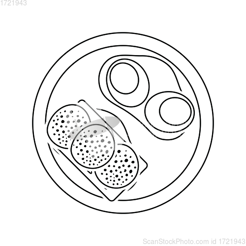 Image of Omlet and sandwich icon