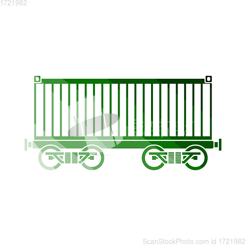 Image of Railway Cargo Container Icon