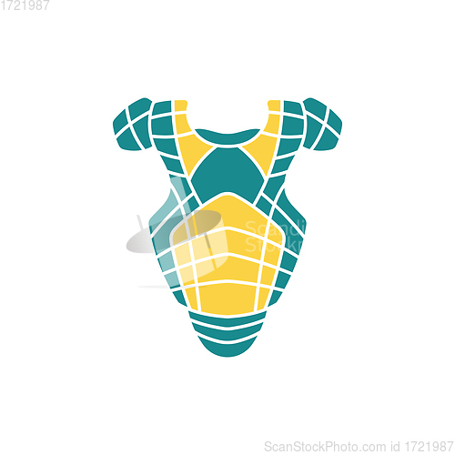 Image of Baseball chest protector icon