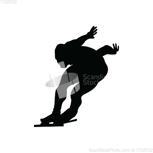 Image of Skating man silhouette