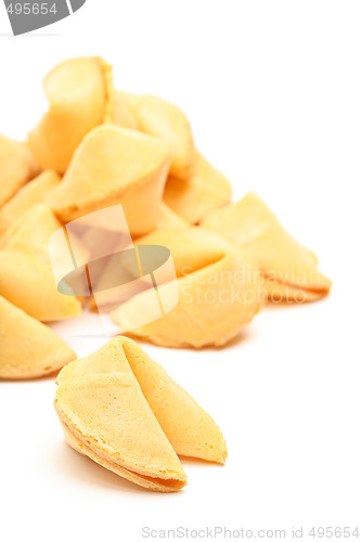 Image of fortune cookies isolated on white