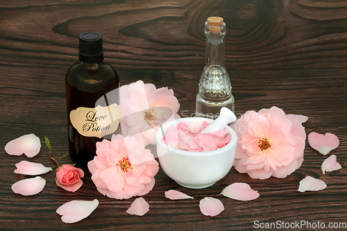 Image of Rose Flowers for Magical Love Potion