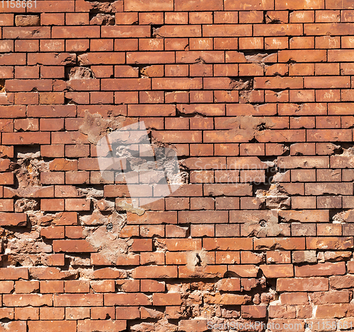 Image of destroyed wall