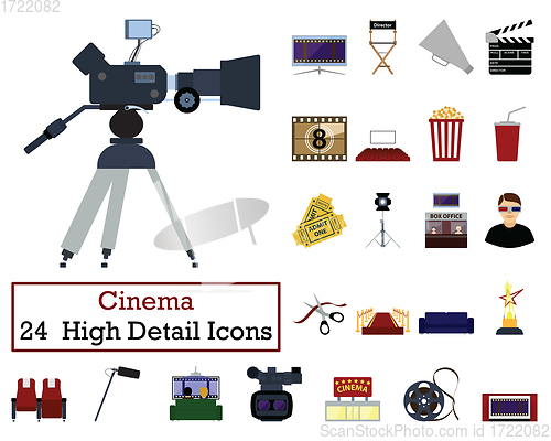 Image of Set of 24  Cinema Icons