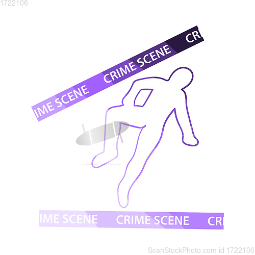 Image of Crime Scene Icon
