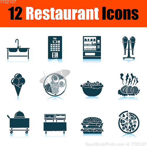 Image of Restaurant Icon Set