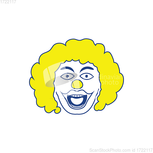 Image of Party clown face icon