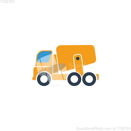 Image of Icon of Concrete mixer truck 