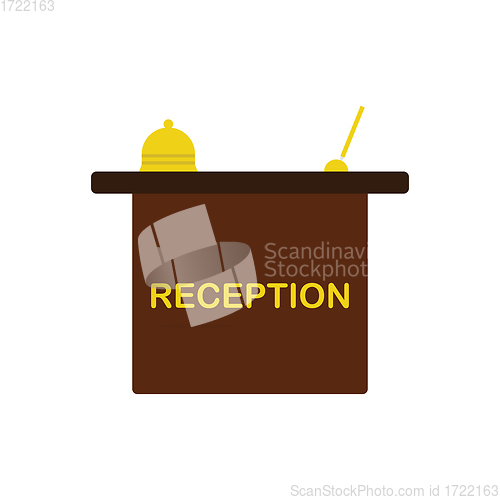 Image of Hotel reception desk icon