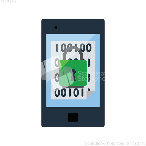 Image of Mobile Security Icon.