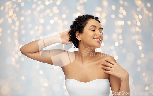 Image of portrait of young african american woman