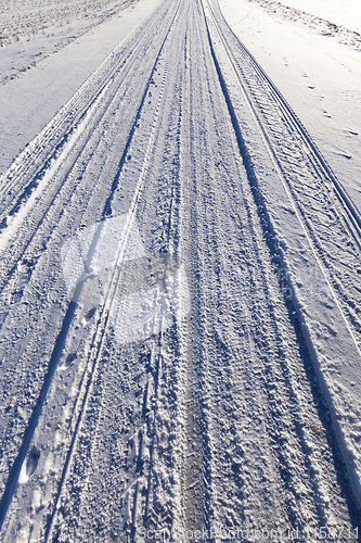 Image of Road under the snow