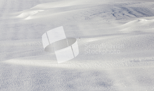 Image of Snow drifts in winter