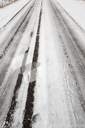 Image of Road under the snow