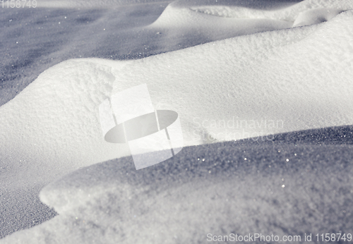 Image of Snowdrifts in winter