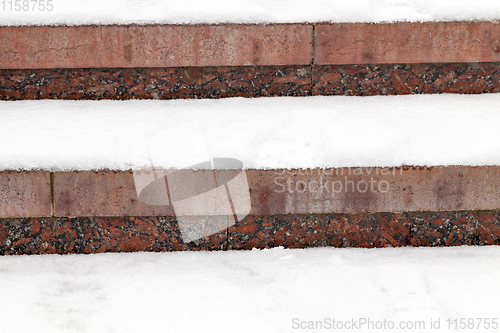 Image of Steps under the snow