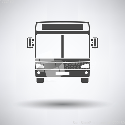 Image of City bus icon front view