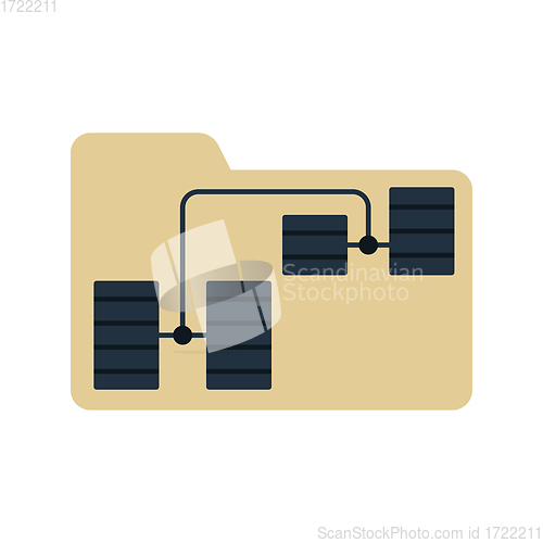 Image of Folder Network Icon