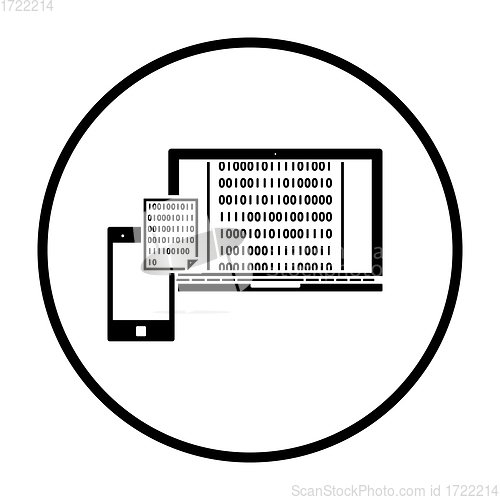 Image of Exchanging Data Icon