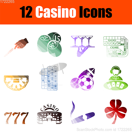 Image of Casino Icon Set