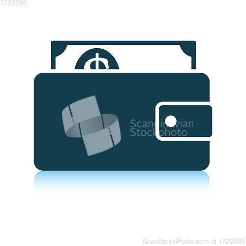 Image of Wallet with cash icon