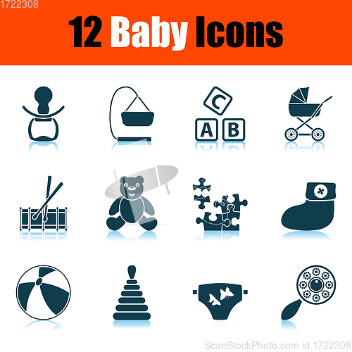 Image of Baby Icon Set