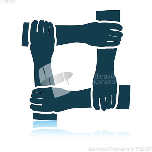 Image of Crossed hands icon