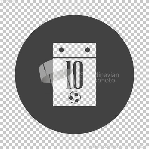 Image of Soccer calendar icon