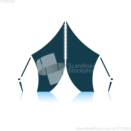 Image of Touristic tent icon