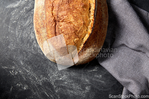 Image of homemade craft bread on table