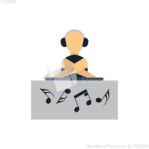 Image of Night club DJ icon