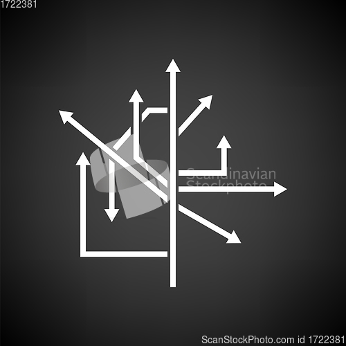 Image of Direction Arrows Icon