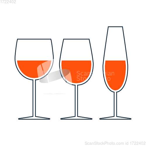 Image of Icon Of Glasses Set