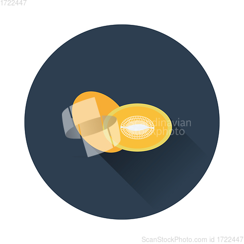 Image of Flat design icon of Melon