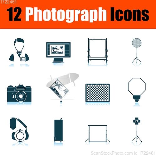 Image of Photograph Icon Set