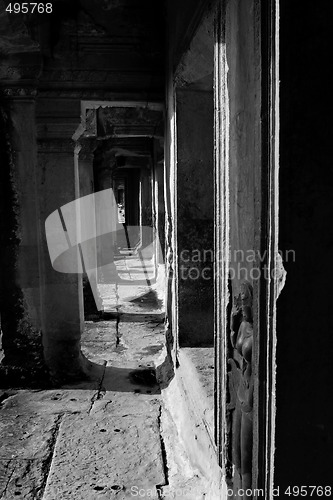 Image of Angkor temple ruins