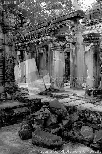 Image of Angkor temple ruins