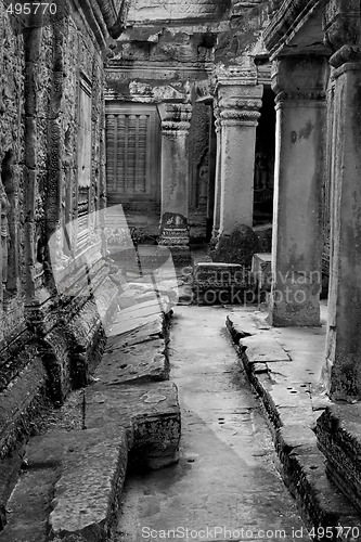 Image of Angkor temple ruins