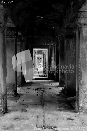 Image of Angkor temple ruins