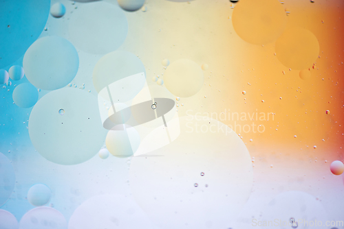 Image of Rainbow abstract background picture made with oil, water and soap