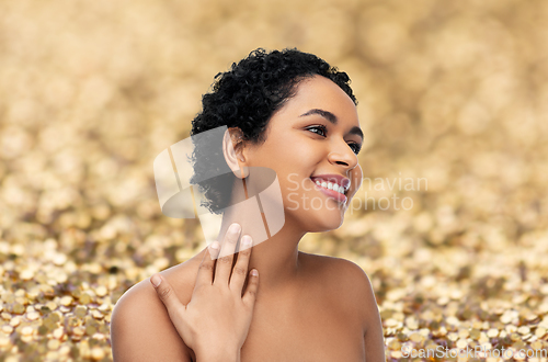 Image of portrait of young african american woman