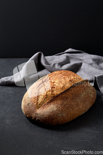 Image of homemade craft bread on table